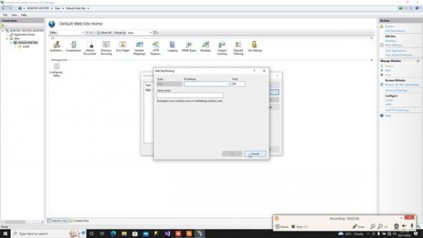 How to Setup localhost Server in Windows 10 Create Local Host Server IIS Server Windows 10