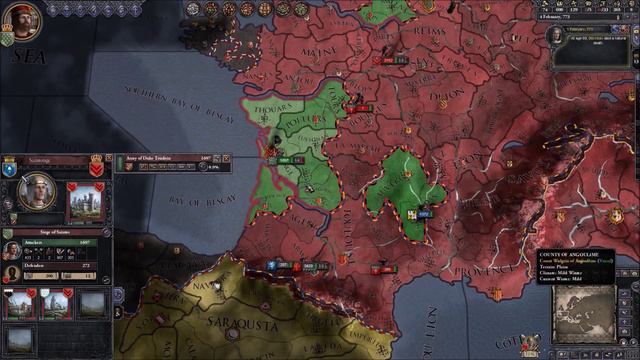 Crusader Kings 2 Charlemagne [ITA] 3 - Tra vassal limit e guerre sante смотреть онлайн