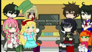 |Fandoms react to each others| |Elizabeth afton| -1/8- (MY AU!) (short)