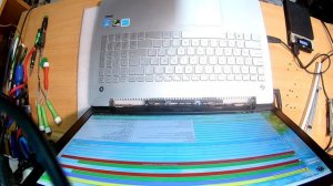 Разбираем ноутбук Asus N550J. Серия №1