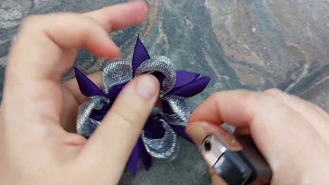 DIY bow / Новогодние камелии / Arco de bricolaje смотреть онлайн