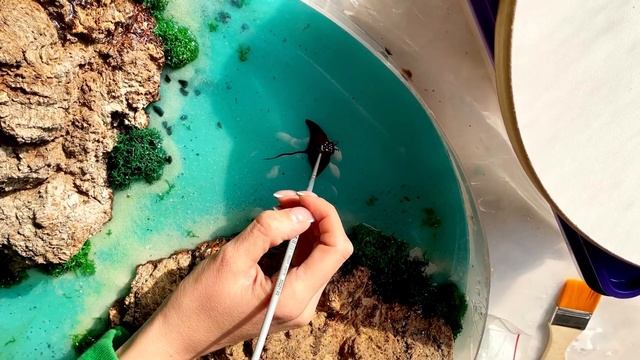 Idea for Epoxy Resin Table. DIY. Resin Art. Tutorial. смотреть онлайн
