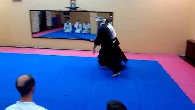 Айкидо Киев "Ай Ки Таке-но-Ками". Фрагменты тренировок. Работа против меча 1 смотреть онлайн
