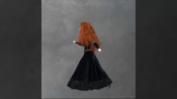 Pixar Brave Animation Tests - Merida & Fergus Cloth and Hair