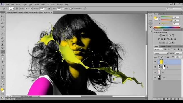 Photoshop Tutorial: How to design Photo | Manipulation HD 2015 (Tutorial For Beginner) смотреть онлайн