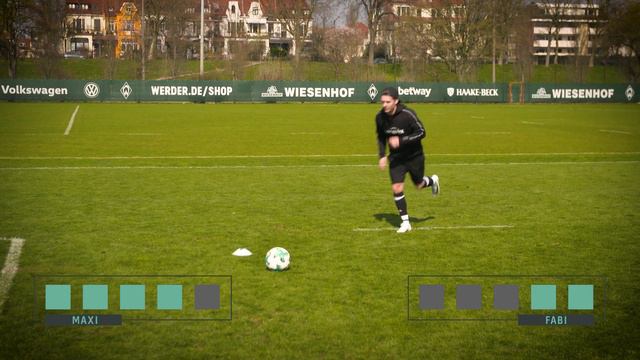 Freistoß-Challenge vs. Maximilian Eggestein | SV Werder Bremen | Fußball-Challenge | Kickbox смотреть онлайн