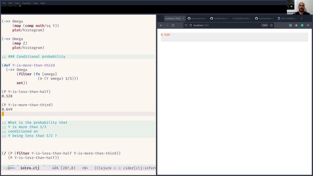 re:Clojure 2021 workshop: Modelling with Probability by Daniel Slutsky смотреть онлайн