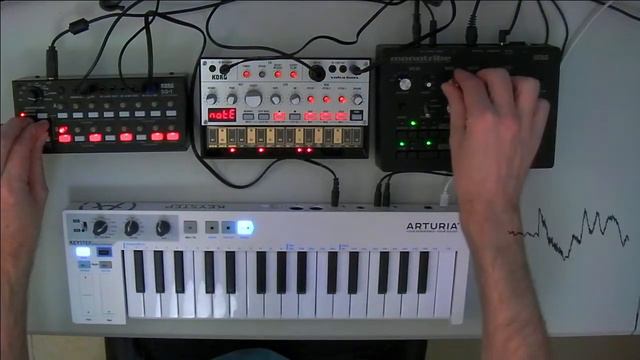 Korg SQ-1, Monotribe, Volca Bass, Arturia Keystep - Arpeggiators смотреть онлайн