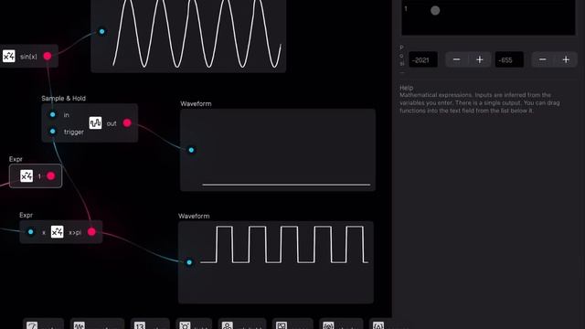 Audulus 4 - Tutorial 10: How to use the Sample and Hold Node смотреть онлайн