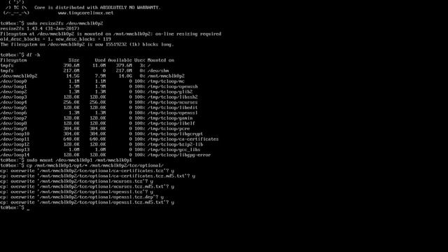 Tiny Core Raspberry Pi Zero W Install смотреть онлайн