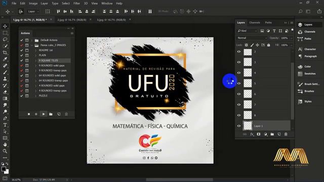 Photoshop Actions Tutorial #2 - Photoshop Actions - Cubes Action. смотреть онлайн