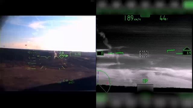 Ка-52 ВКС РФ работает по колонне ВСУ. смотреть онлайн