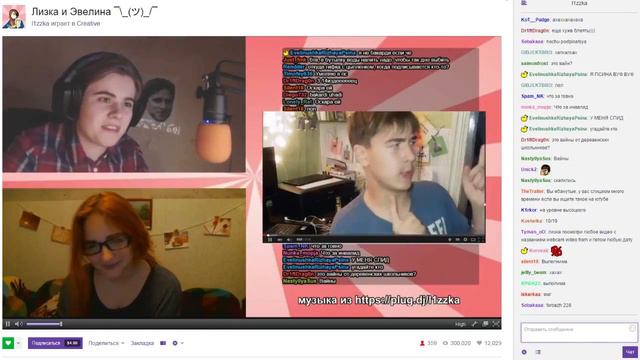 Лиззка и Эвелинушка обозревают видеоролики