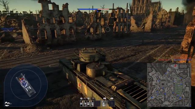 War Thunder T-35 on Advance to the Rhine смотреть онлайн