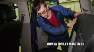 Установка модельных авточехлов на Chevrolet Orlando. avtopilot-master.ru