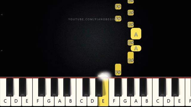 When The Party's Over - Billie Eilish | Beginner Piano Tutorial | Easy Piano смотреть онлайн