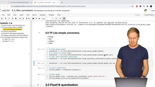 Optimize a Model with TensorFlow Lite Converter смотреть онлайн