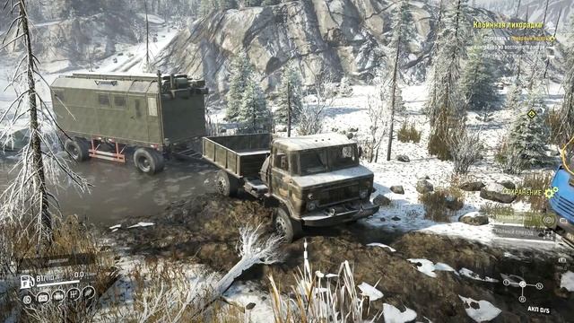 SnowRunner едем спасать Шишигу ГАЗ-66 ТУЗ-16 смотреть онлайн