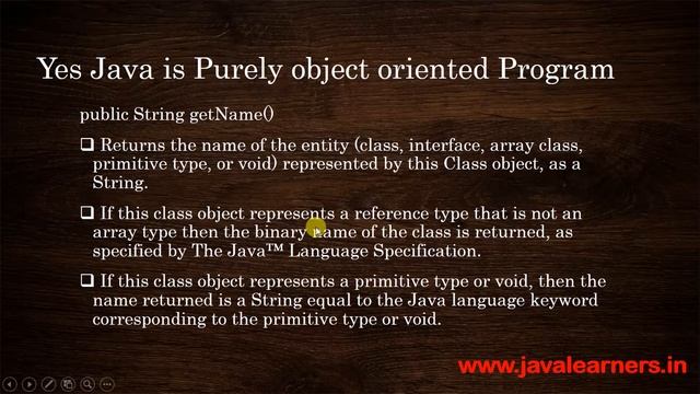 Is Java purely Object Oriented programming ? смотреть онлайн