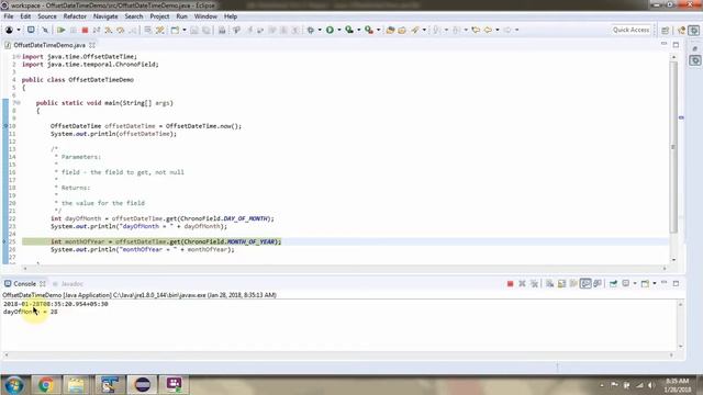 How to use get method which accepts temporal field of OffsetDateTime Class? смотреть онлайн