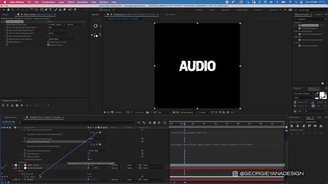 How to Make Text React to Music in After Effects | Kinetic Type Tutorial смотреть онлайн
