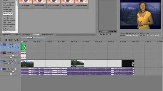 Как сменить задний фон на видео в SONY VEGAS PRO 9 #1 смотреть онлайн