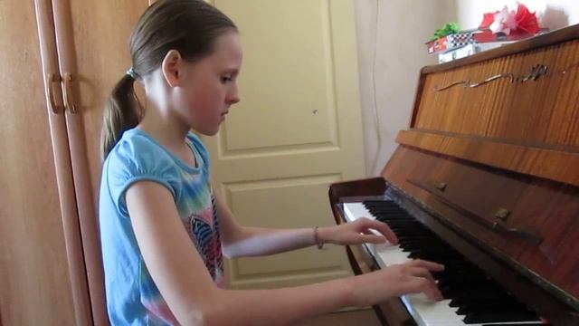 "Менуэт" Л. Моцарт Фортепиано 4 класс Татьяна Катусова смотреть онлайн