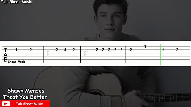 Shawn Mendes - Treat You Better Guitar Tutorial смотреть онлайн