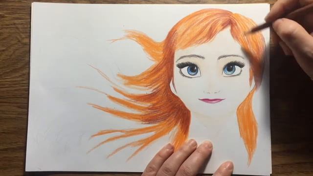Как нарисовать Анну Холодное сердце 2. How to draw Anna Frozen2 смотреть онлайн
