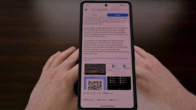 You Should Not Use the New Google Authenticator Account Backup Feature Right Now смотреть онлайн
