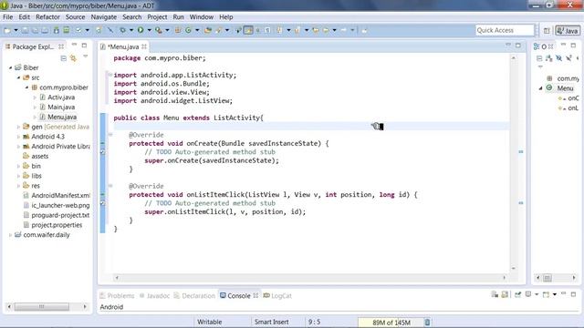 Android Development သင္ခန္းစာ 13 смотреть онлайн
