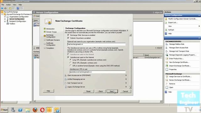 Request of SSL (Secure Socket Layer) Certificate for Exchange Server 2010 смотреть онлайн