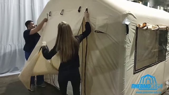 Оперативный штаб 4,0 X 3,0 X 2,5м. с панорамными окнами.