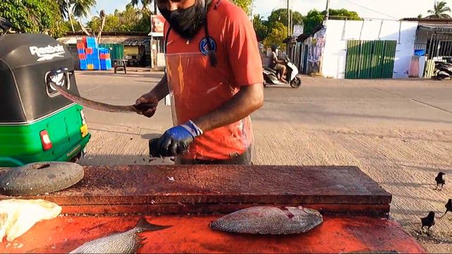 RABBITFISH CUTTING | FISH CUTTING SKILL | ඕරාවා смотреть онлайн