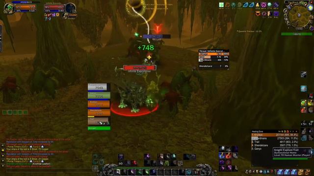 WoW: TBC - Heroic Black Morass - Lvl 70 Resto Druid POV смотреть онлайн