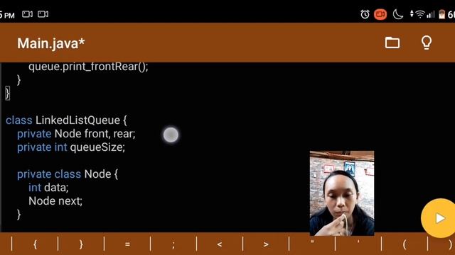 JAVA QUEUE LINKED LIST IMPLEMENTATION (BSIT-2B) смотреть онлайн