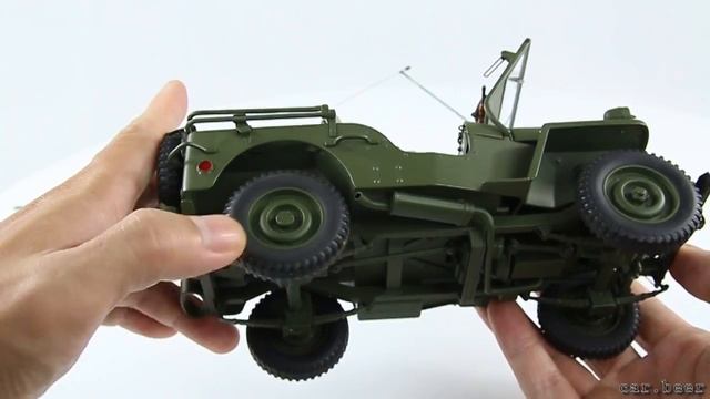 Jeep Willys 1/18 Auto Art - unbox and review смотреть онлайн