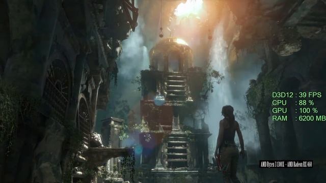 AMD Radeon RX 460 -- AMD Ryzen 3 1300X -- Rise of the Tomb Raider Benchmark смотреть онлайн