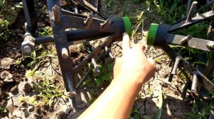 пропольники на мотоблок в действии