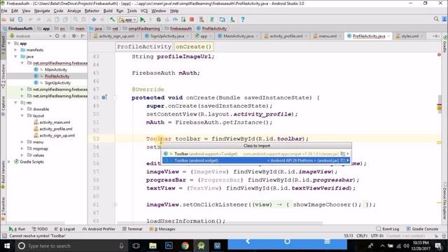 #6 Firebase Authentication Tutorial - SignOut Option смотреть онлайн