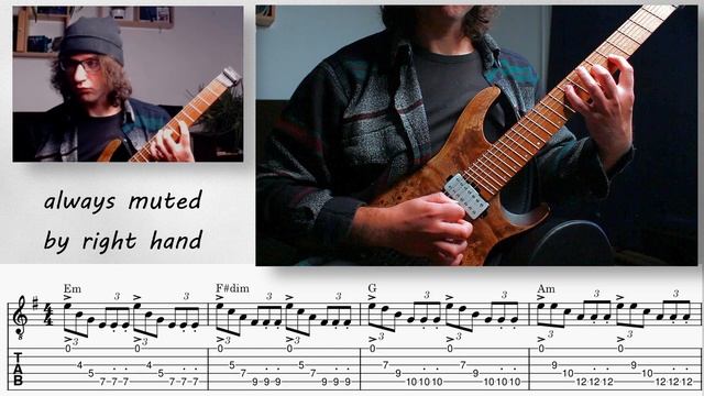 Micro-Aggressions By Animals As Leaders // Selective Picking Lesson Slow + TAB