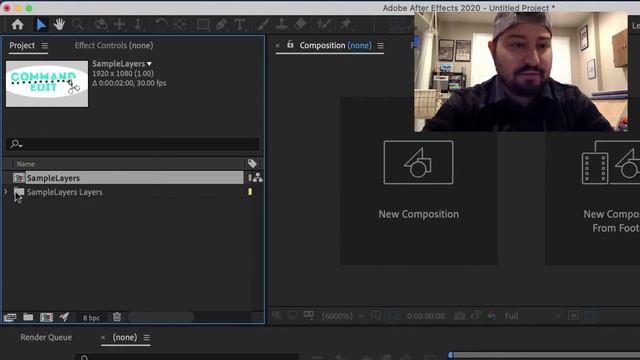 Import PSD with Layers in After Effects смотреть онлайн