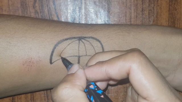 How to drew UMBRELLA tattoo ll AHM BOY смотреть онлайн