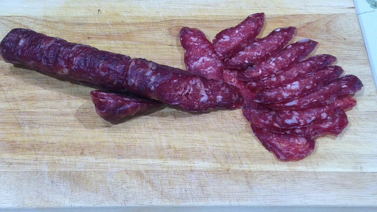 Сыровяленная колбаса в домашних условиях. смотреть онлайн