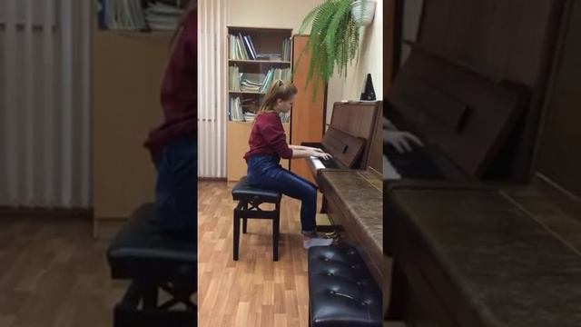 Сбродова Биата, 13 лет. И. Парфенов. "В осеннем лесу". смотреть онлайн