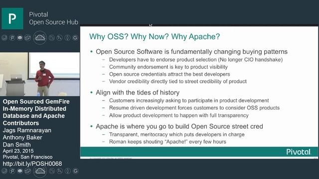 Open Sourced GemFire In-Memory Distributed Database and Apache Contributors (2 of 6) смотреть онлайн