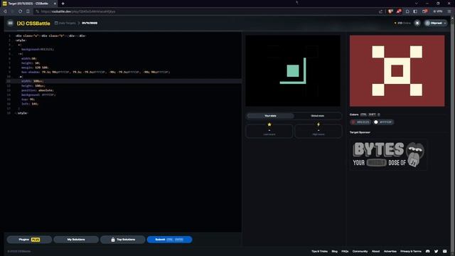 The Daily Targets Series: HTML and CSS Challenge by CSS Battle - 1-11-2023 смотреть онлайн