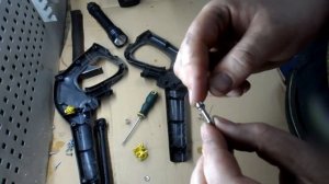 repair gun of pressure machine/ремонт пистолета от авд
