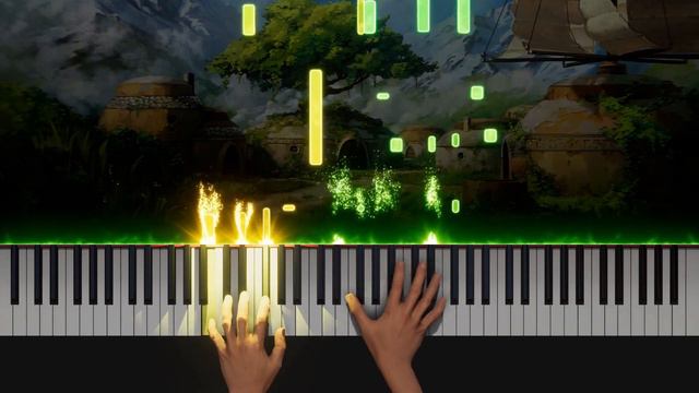 FFIX - Village of Dali (Piano Synthesia) 🎹 смотреть онлайн