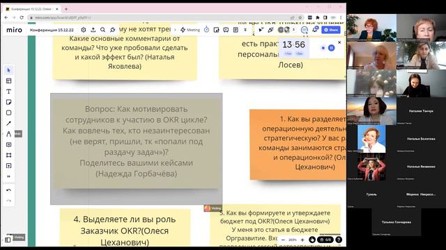 Конференция "Подводим итоги 2022 - что мы достигли за год применения OKR" смотреть онлайн